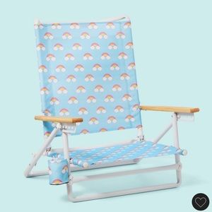 Stoney Clover x Target beach chair/ lounger rainbow 5-position